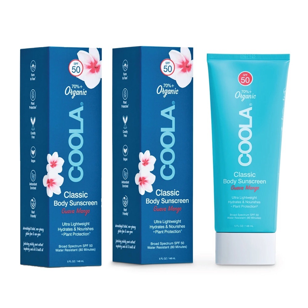 SOLD! 2 Qty COOLA Organic Guava Body Sunscreens